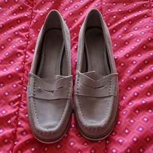Gap taupe suede loafers with soft soles. Size 7.
